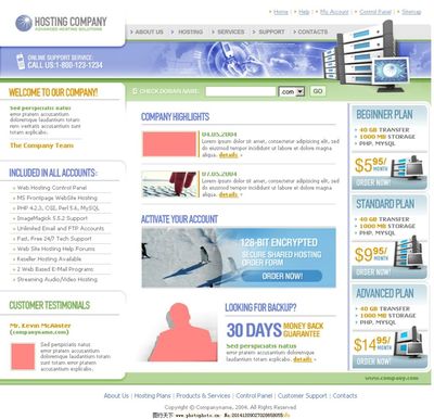 主機服務器類網頁與網站設計 要素、技巧與實例